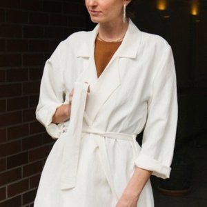 Jesse Kamm Trench in Salt. Never worn outside!